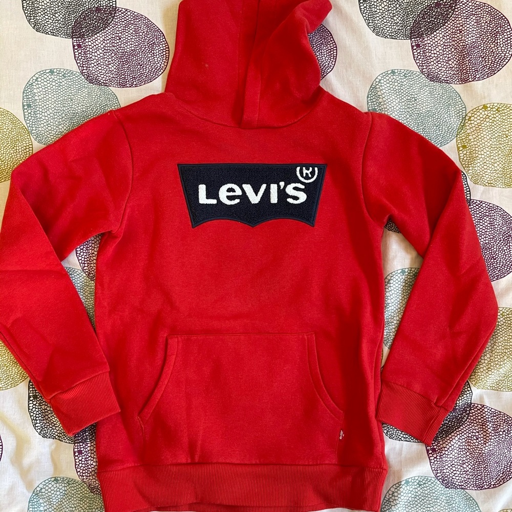 Levi’s Boys Red Pullover Hoodie
